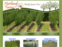 Tablet Screenshot of hartlandfarmsinc.com